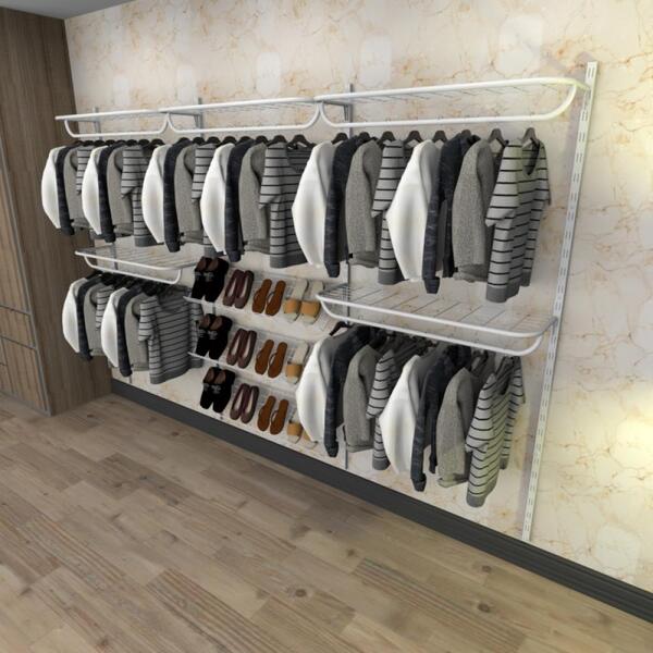 Kit Para Closet Com 12 Peças Regulável 300x200 Cm Tonalidade