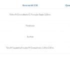 Kit Para Closet Com 13 Peças Regulável 200x200 Cm Tonalidade