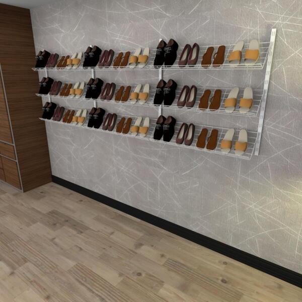 Kit Para Closet Com 13 Peças Regulável 300x100 Cm Tonalidade