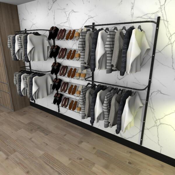 Kit Para Closet Com 13 Peças Regulável 300x200 Cm Tonalidade