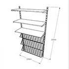 Kit Para Closet Com 14 Peças Regulável 100x200 Cm Tonalidade