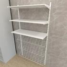 Kit Para Closet Com 14 Peças Regulável 100x200 Cm Tonalidade