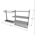 Kit Para Closet Com 14 Peças Regulável 200x100 Cm Tonalidade