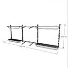 Kit Para Closet Com 14 Peças Regulável 300x100 Cm Tonalidade