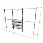 Kit Para Closet Com 14 Peças Regulável 300x200 Cm Tonalidade