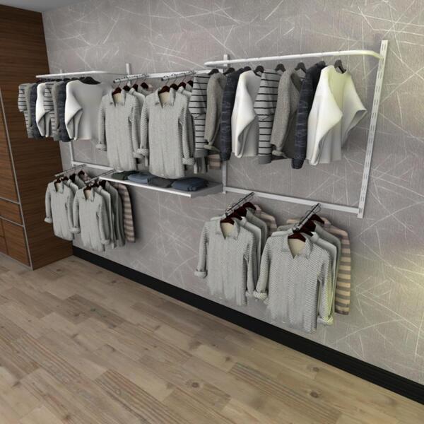 Kit Para Closet Com 15 Peças Regulável 300x100 Cm Tonalidade