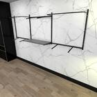 Kit Para Closet Com 15 Peças Regulável 300x100 Cm Tonalidade