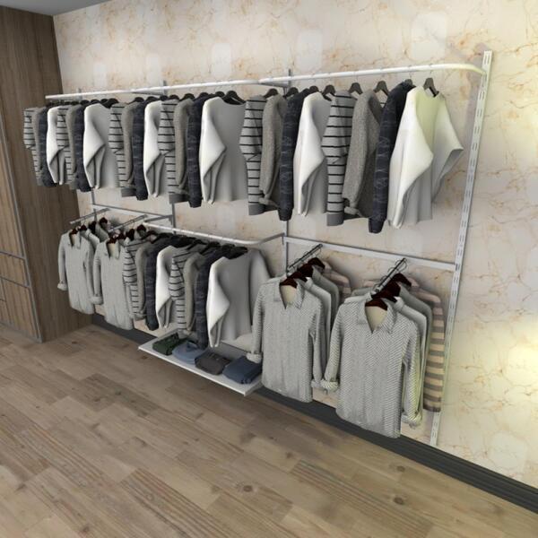 Kit Para Closet Com 17 Peças Regulável 300x200 Cm Tonalidade