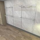 Kit Para Closet Com 17 Peças Regulável 300x200 Cm Tonalidade