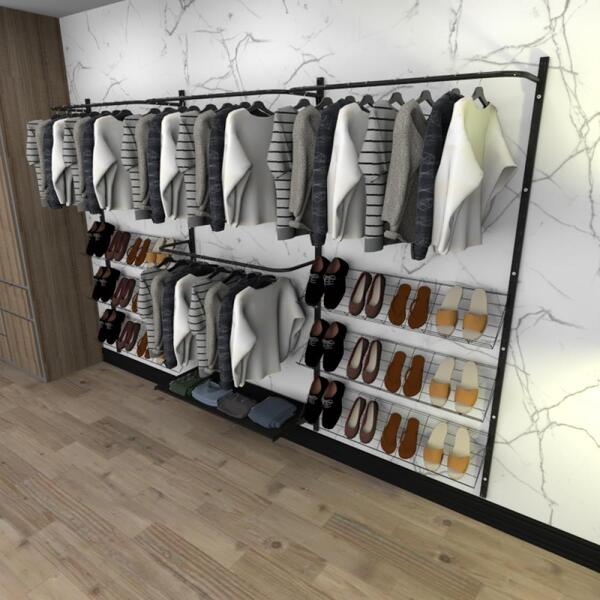 Kit Para Closet Com 17 Peças Regulável 300x200 Cm Tonalidade