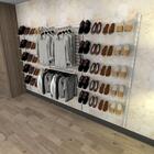 Kit Para Closet Com 18 Peças Regulável 300x200 Cm Tonalidade