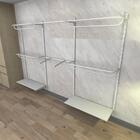 Kit Para Closet Com 18 Peças Regulável 300x200 Cm Tonalidade