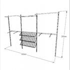 Kit Para Closet Com 18 Peças Regulável 300x200 Cm Tonalidade