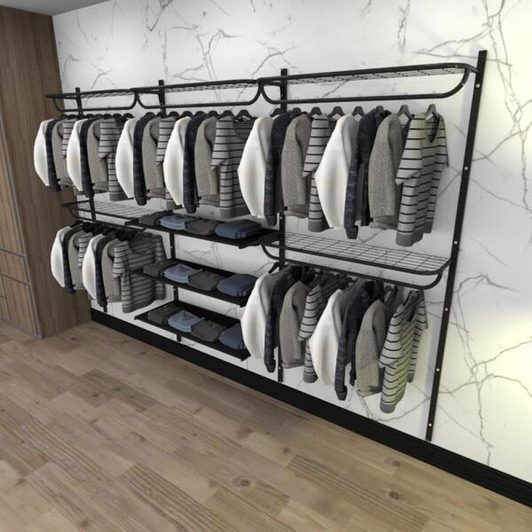 Kit Para Closet Com 18 Peças Regulável 300x200 Cm Tonalidade