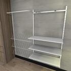 Kit Para Closet Com 19 Peças Regulável 200x200 Cm Tonalidade