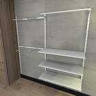 Kit Para Closet Com 19 Peças Regulável 200x200 Cm Tonalidade