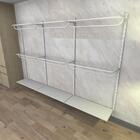 Kit Para Closet Com 19 Peças Regulável 300x200 Cm Tonalidade