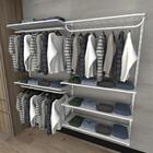 Kit Para Closet Com 21 Peças Regulável 200x200 Cm Tonalidade