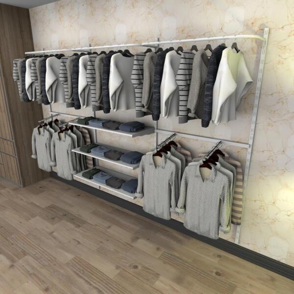 Kit Para Closet Com 22 Peças Regulável 300x200 Cm Tonalidade