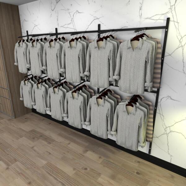 Kit Para Closet Com 22 Peças Regulável 300x200 Cm Tonalidade