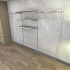 Kit Para Closet Com 24 Peças Regulável 300x200 Cm Tonalidade