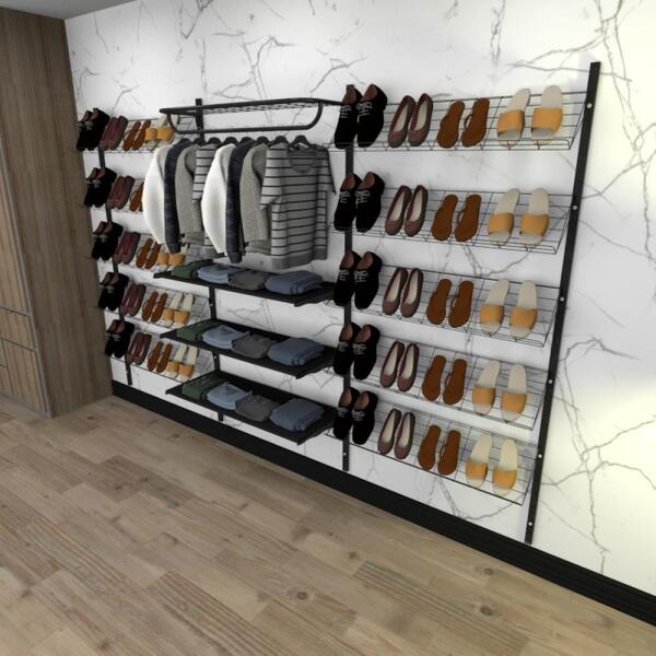 Kit Para Closet Com 24 Peças Regulável 300x200 Cm Tonalidade