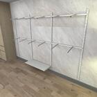 Kit Para Closet Com 25 Peças Regulável 300x200 Cm Tonalidade