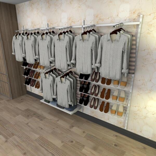 Kit Para Closet Com 25 Peças Regulável 300x200 Cm Tonalidade