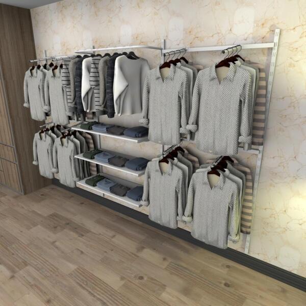 Kit Para Closet Com 26 Peças Regulável 300x200 Cm Tonalidade