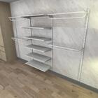 Kit Para Closet Com 26 Peças Regulável 300x200 Cm Tonalidade