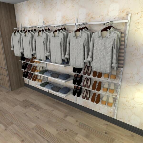 Kit Para Closet Com 28 Peças Regulável 300x200 Cm Tonalidade