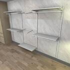 Kit Para Closet Com 29 Peças Regulável 300x200 Cm Tonalidade