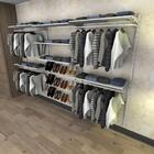 Kit Para Closet Com 32 Peças Regulável 300x200 Cm Tonalidade