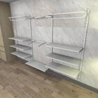 Kit Para Closet Com 33 Peças Regulável 300x200 Cm Tonalidade