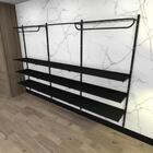 Kit Para Closet Com 34 Peças Regulável 300x200 Cm Tonalidade