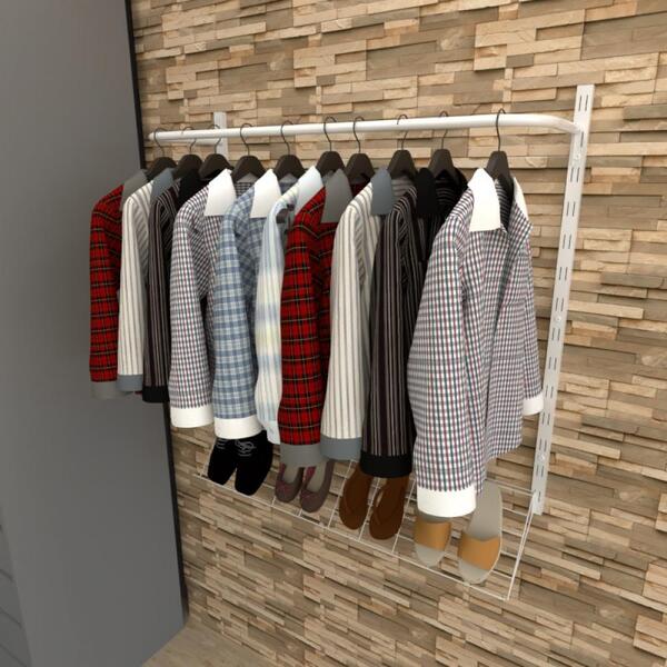 Kit Para Closet Com 3 Peças Regulável 100x100 Cm Tonalidade B