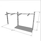 Kit Para Closet Com 3 Peças Regulável 200x100 Cm Tonalidade P