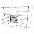 Kit Para Closet Com 46 Peças Regulável 300x200 Cm Tonalidade