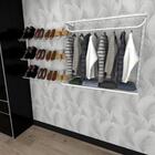 Kit Para Closet Com 4 Peças Regulável 200x100 Cm Tonalidade B