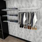 Kit Para Closet Com 4 Peças Regulável 200x100 Cm Tonalidade B