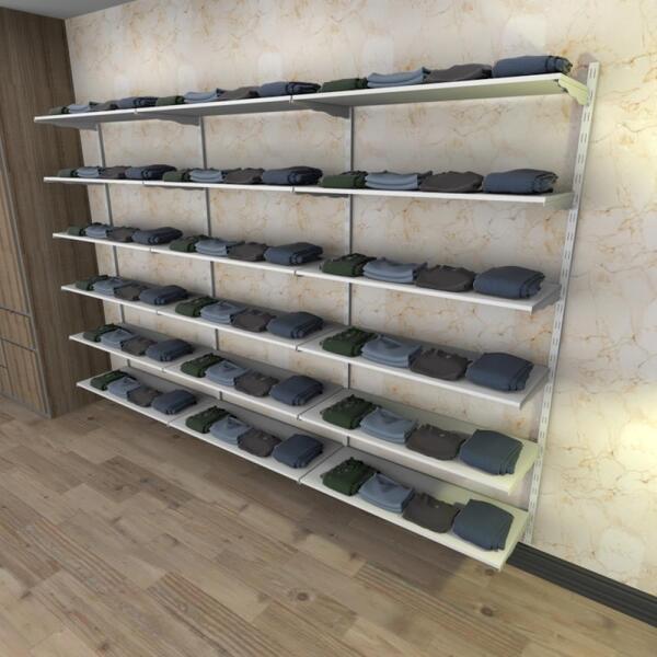 Kit Para Closet Com 58 Peças Regulável 300x200 Cm Tonalidade