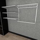 Kit Para Closet Com 5 Peças Regulável 200x100 Cm Tonalidade B