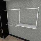 Kit Para Closet Com 5 Peças Regulável 200x100 Cm Tonalidade B