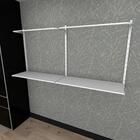 Kit Para Closet Com 5 Peças Regulável 200x100 Cm Tonalidade B