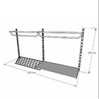 Kit Para Closet Com 5 Peças Regulável 200x100 Cm Tonalidade P