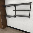 Kit Para Closet Com 5 Peças Regulável 200x100 Cm Tonalidade P