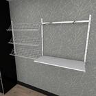 Kit Para Closet Com 6 Peças Regulável 200x100 Cm Tonalidade B