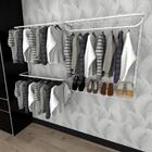 Kit Para Closet Com 6 Peças Regulável 200x100 Cm Tonalidade B