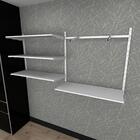 Kit Para Closet Com 6 Peças Regulável 200x100 Cm Tonalidade B