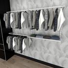 Kit Para Closet Com 6 Peças Regulável 200x100 Cm Tonalidade B